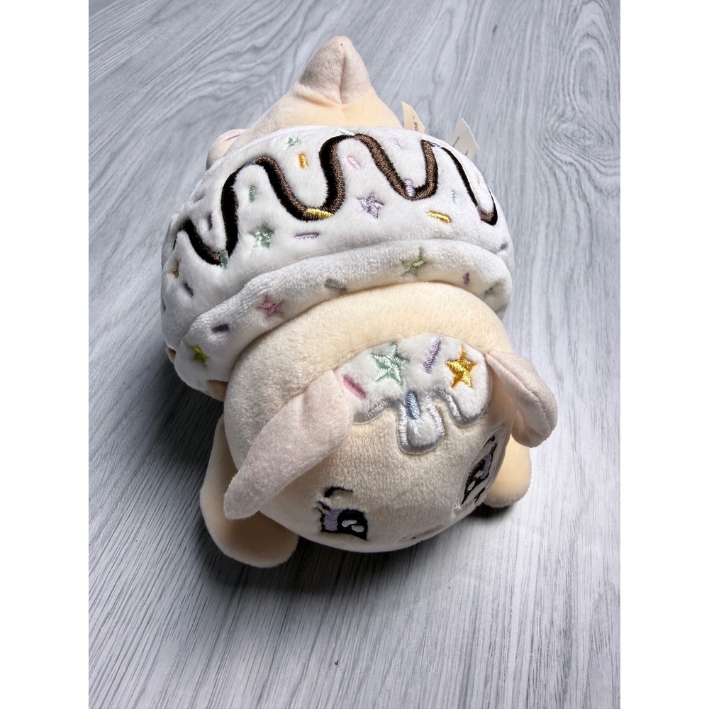 Moriah Elizabeth Georgie the Frog Dessert Cinnamon Roll Plush Toy 6 Inch